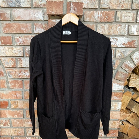 Cielo Open-Front Cardigan with Pockets - Size Large - Picture 2 of 7